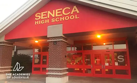 New renderings outline a proposed replacement campus for Seneca High School in Louisville’s Hikes Point area